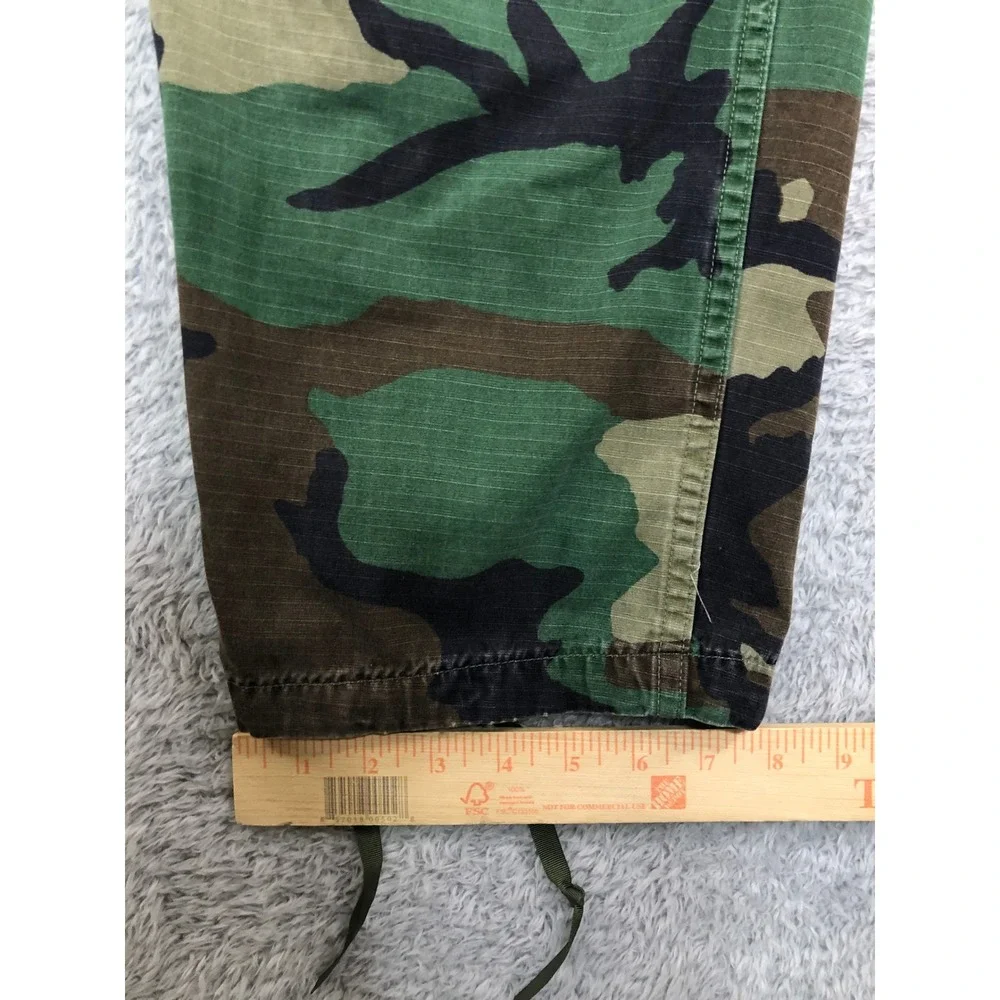 US Military Woodland Camo BDU Combat Pants Men 36x33 Cargo Propper Ripstop *Flaw